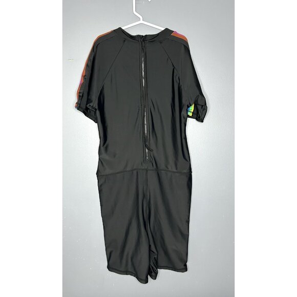 Humankind x Target Swimsuit Small Black Rainbow Pride One-Piece Unisuit - Picture 16 of 16